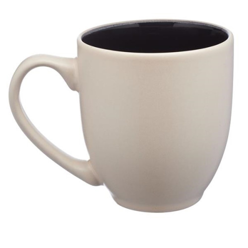 16 oz. Carter Creme Bistro Custom Ceramic Mugs | Vorson Giveaways