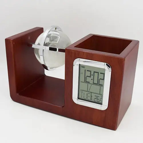 LCD TABLE CLOCK + PEN HOLDER | Vorson Giveaways