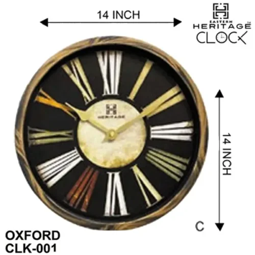 HERITAGE WALL CLOCK | Vorson Giveaways