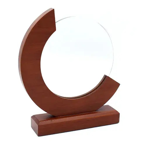 ROUND CRYSTAL + WOOD AWARD | Vorson Giveaways